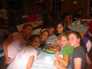 img_1355 Marina (on the left) with friends and ... a cake?